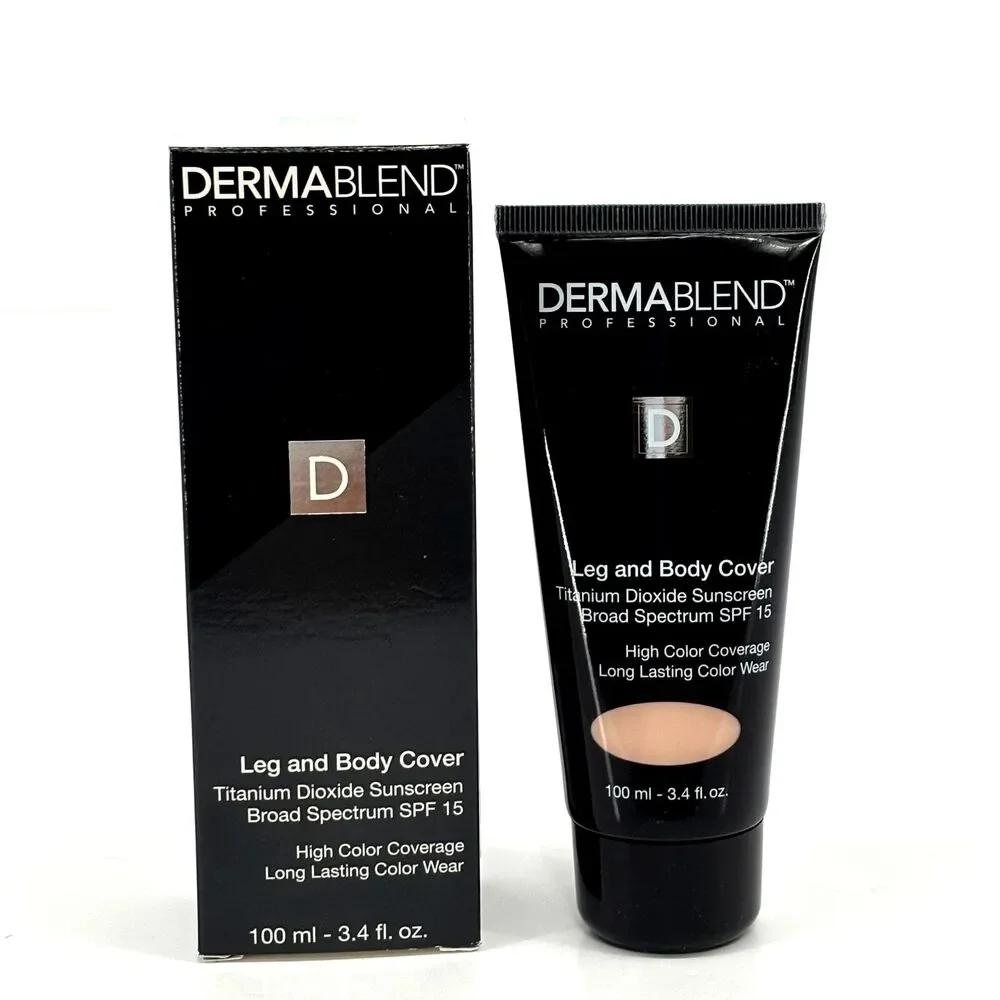 Dermablend Leg and Body Makeup Foundation LIGHT (3.4 fl oz) Concealer SPF 15 NIB